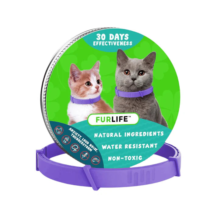 FurLife™ - Natural Pheromone Calming Collar for Cats