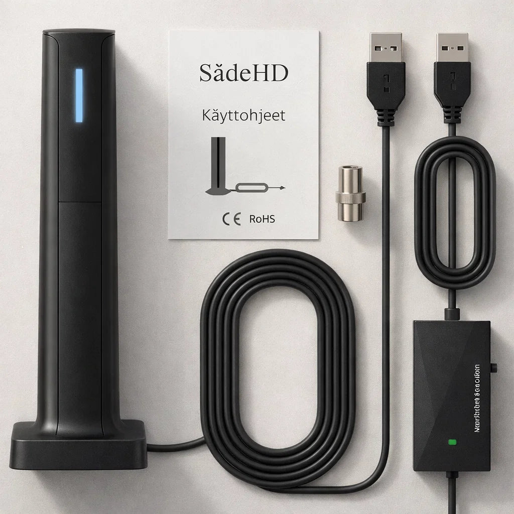 SädeHD – Langaton antenni, joka tuo ilmaiskanavat teräväpiirtona