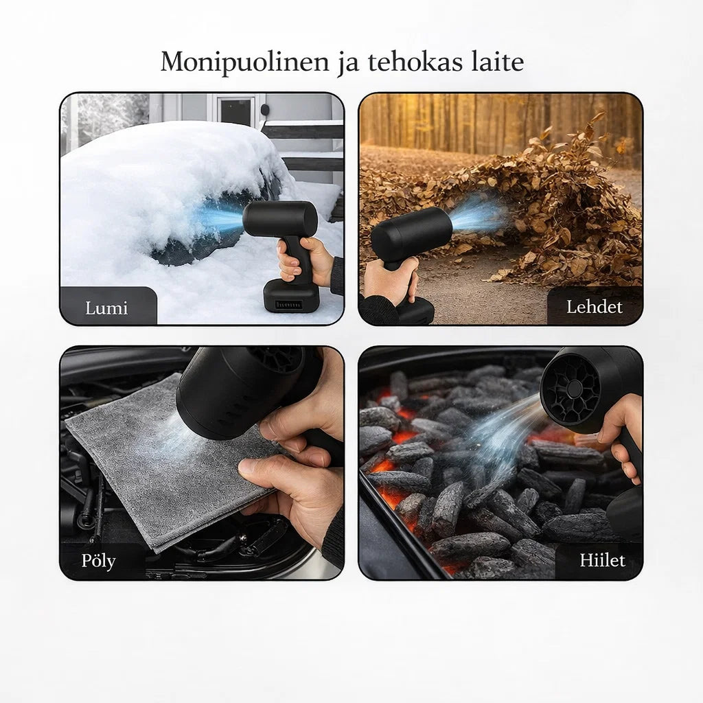 IlmaTeho – Langaton puhallin nopeaan ja vaivattomaan puhdistukseen