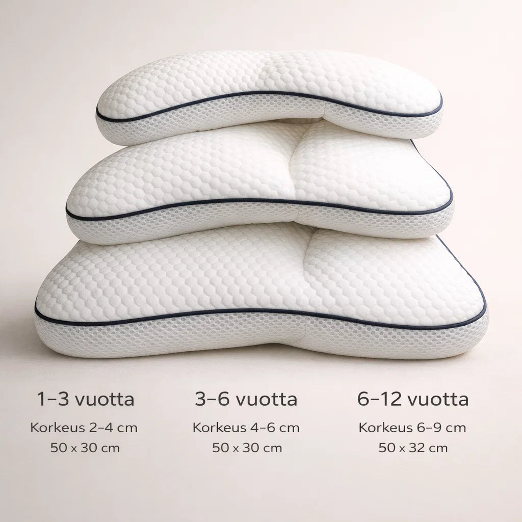 UniTuki – Ergonominen lasten tyyny parempaan uneen