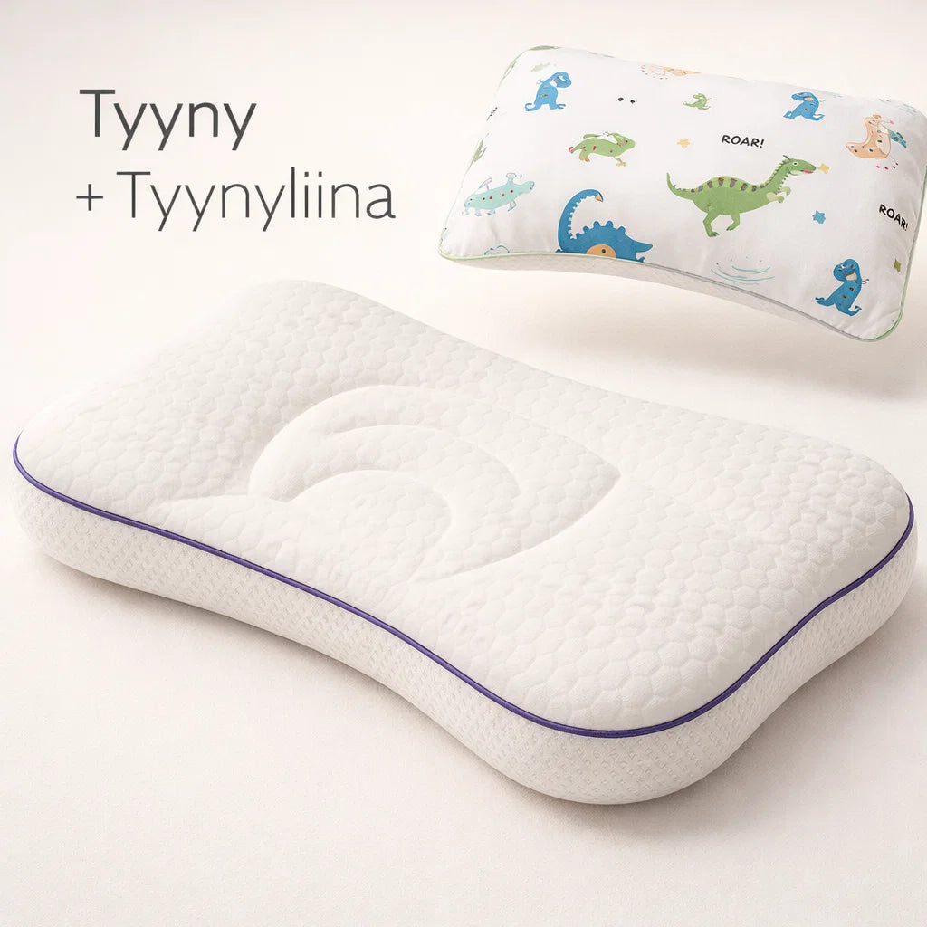 UniTuki – Ergonominen lasten tyyny parempaan uneen