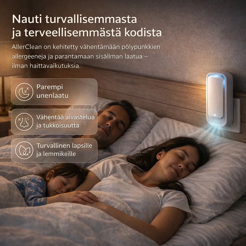 IlmaPuhdas – Ioninen ilmanpuhdistin allergiakotiin