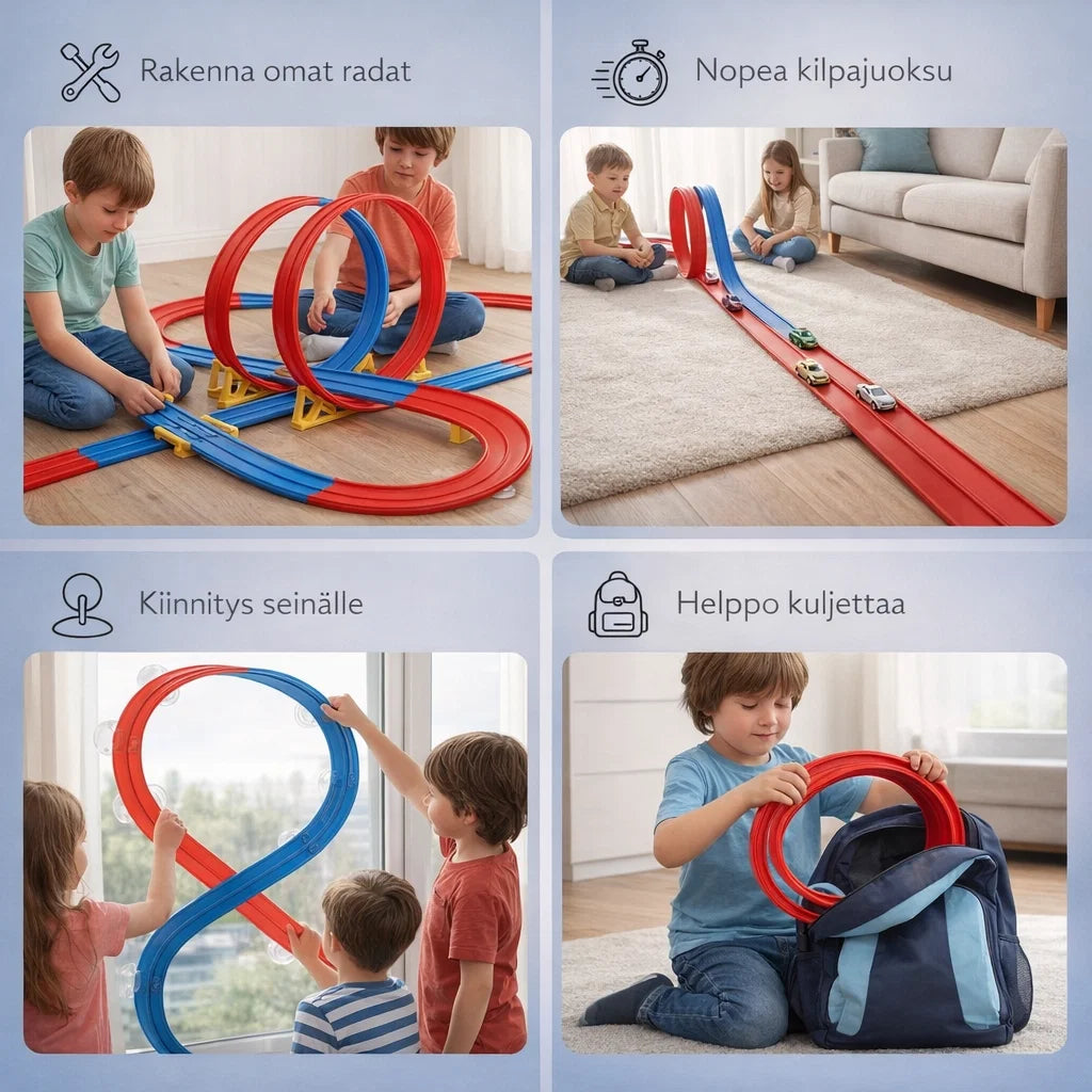RataFlex – Joustava kilparata-setti lapsille