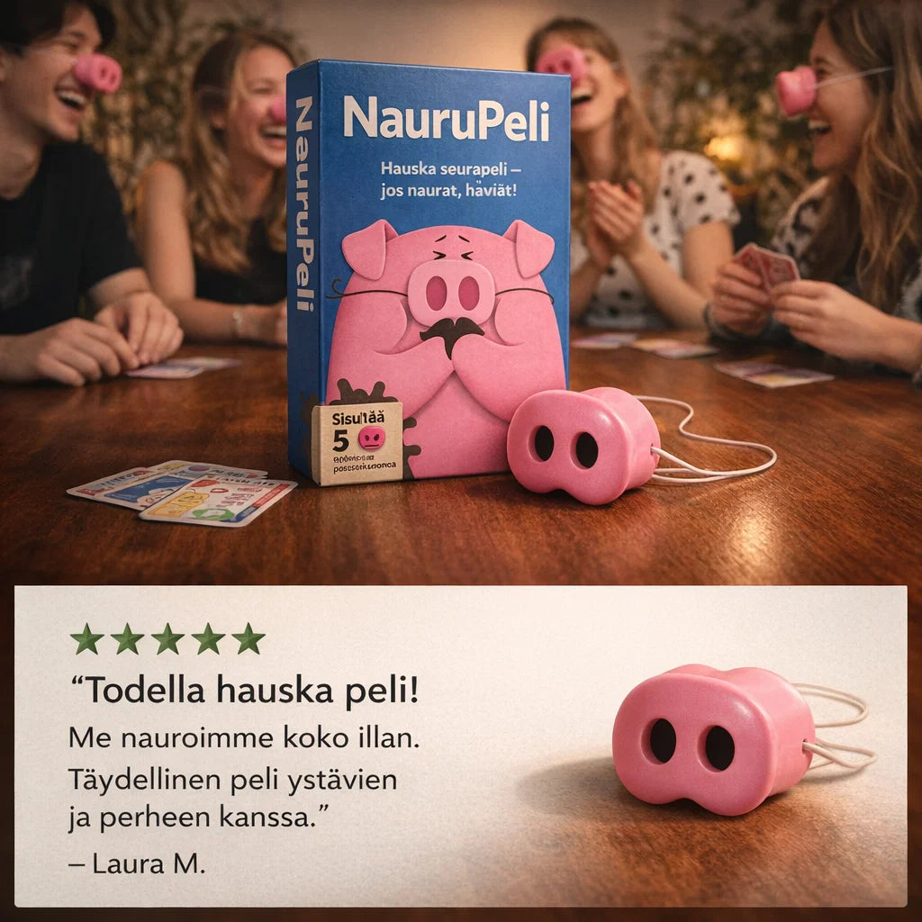 NauruPeli – Hullunkurinen perhe- ja bilepeli