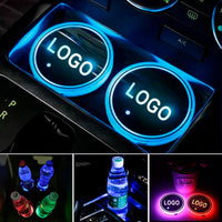 LoisteKuppi – 7-värinen LED-valotyyny auton mukitelineeseen