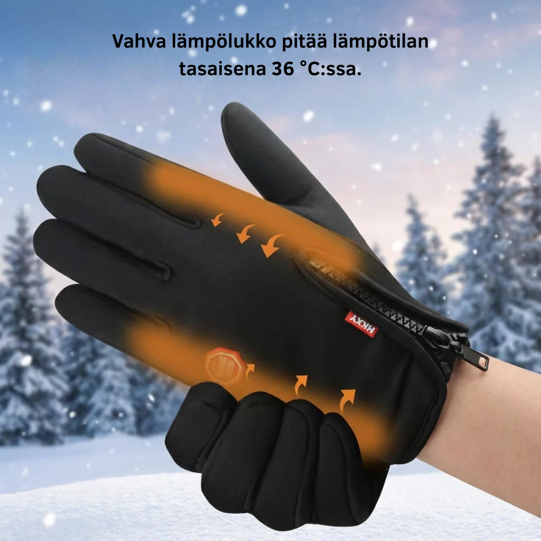 TalviKäsi – Lämpimät ja tuulenpitävät talvihanskat jopa –30°C