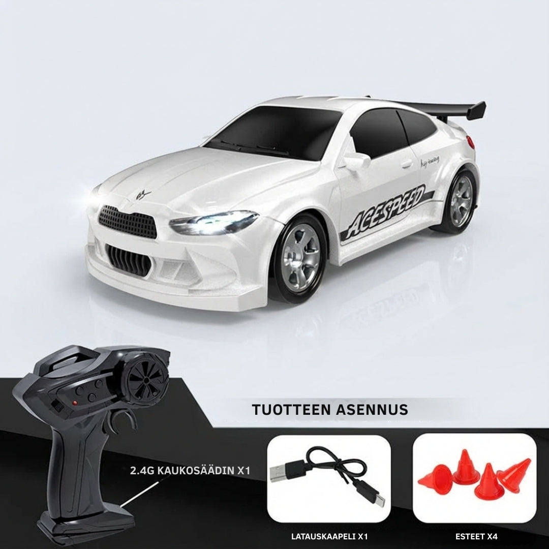 MiniDrift – Kompakti 4WD drift-kauko-ohjattava auto