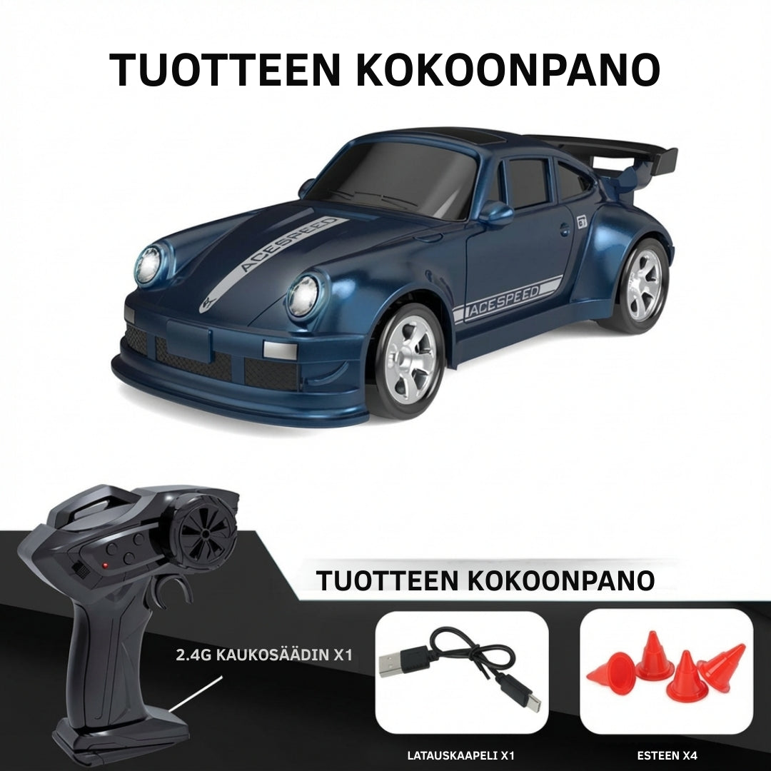 MiniDrift – Kompakti 4WD drift-kauko-ohjattava auto