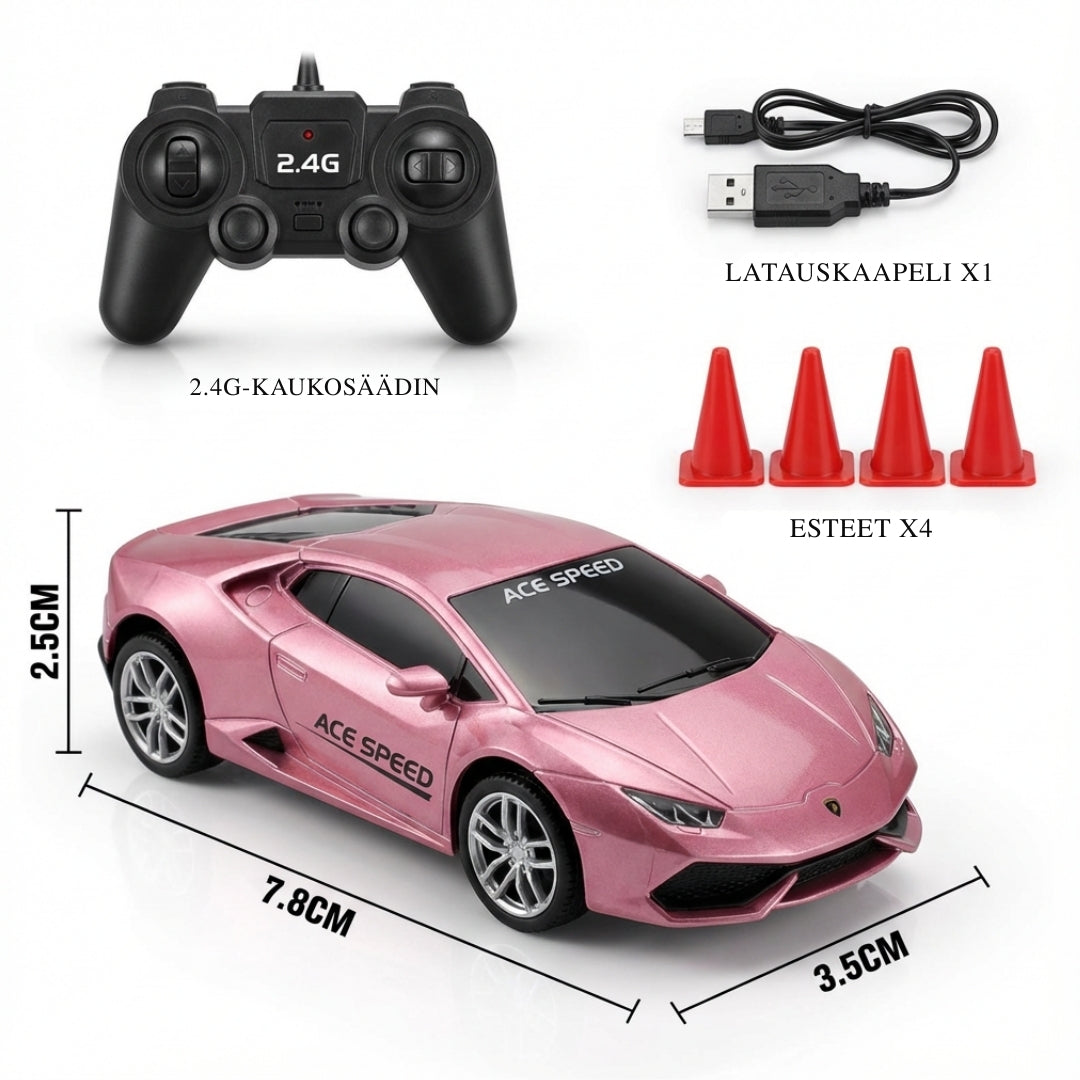 MiniDrift – Kompakti 4WD drift-kauko-ohjattava auto