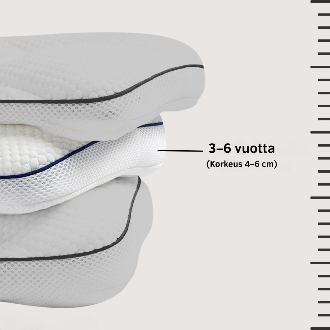 UniTuki – Ergonominen lasten tyyny parempaan uneen