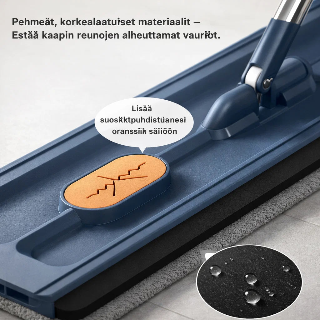 HelppoMoppi – 3-in-1 siivousmoppi arkea helpottamaan