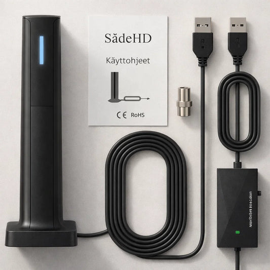 SädeHD – Langaton antenni, joka tuo ilmaiskanavat teräväpiirtona