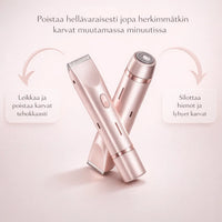 SilvaTrim – 2-in-1 karvanpoistaja sileään ihoon