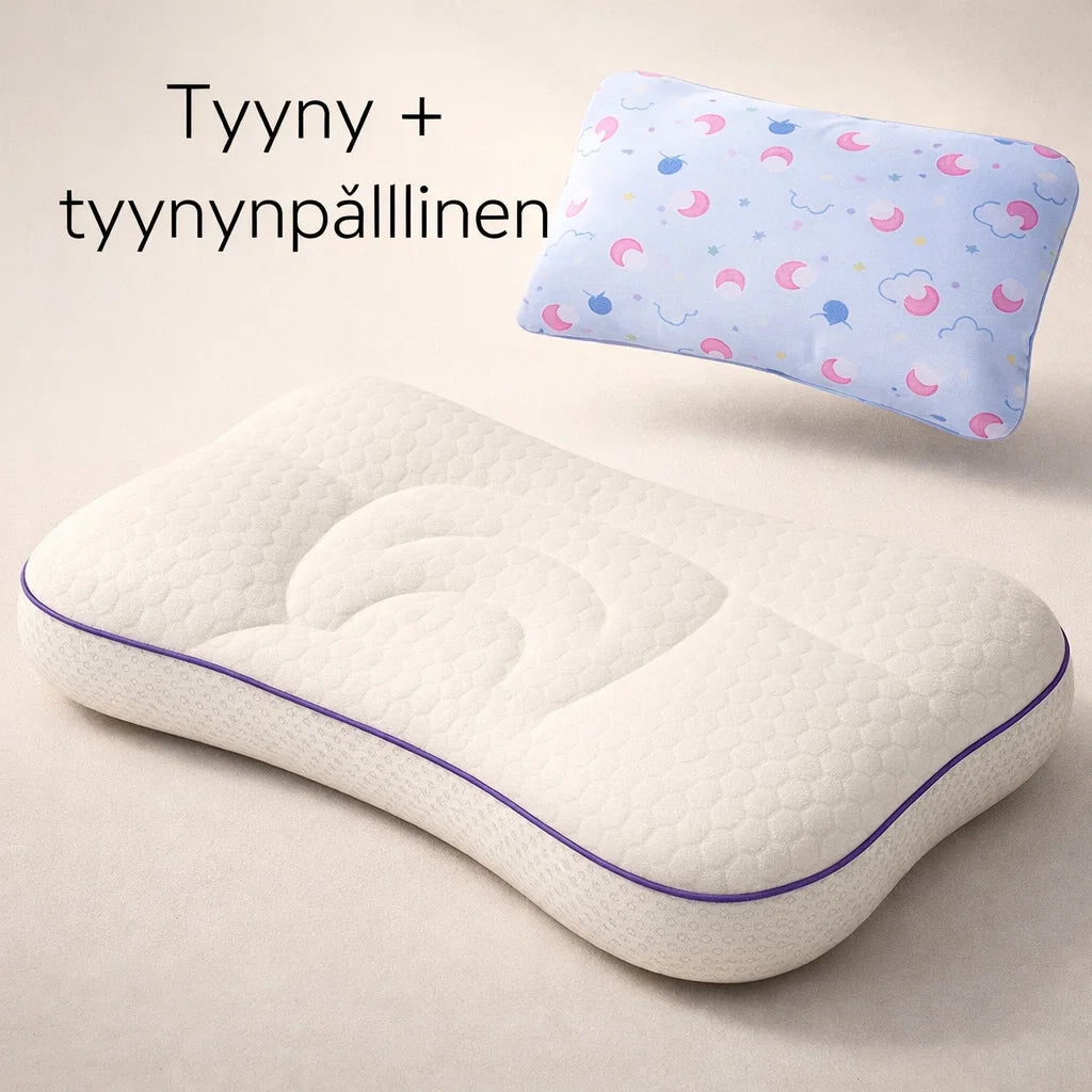 UniTuki – Ergonominen lasten tyyny parempaan uneen