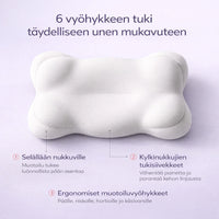 UniMuoto – Ergonominen kaksikorkuinen tyyny