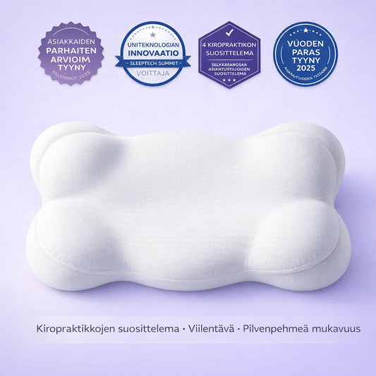 UniMuoto – Ergonominen kaksikorkuinen tyyny